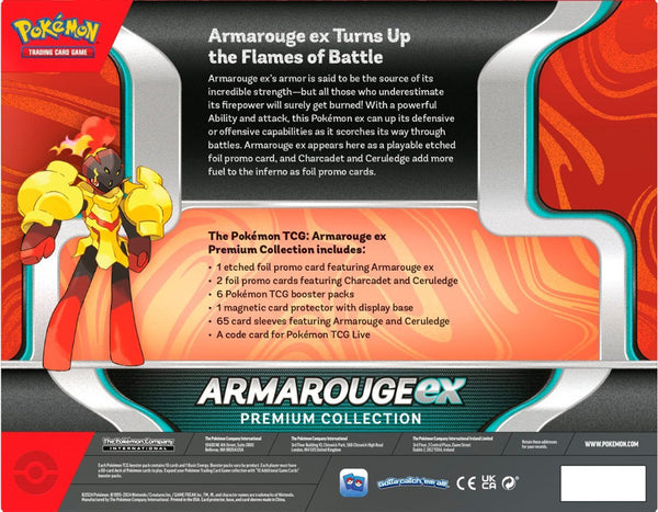 POKEMON ARMAROUGE EX PREMIUM COLLECTION BOX