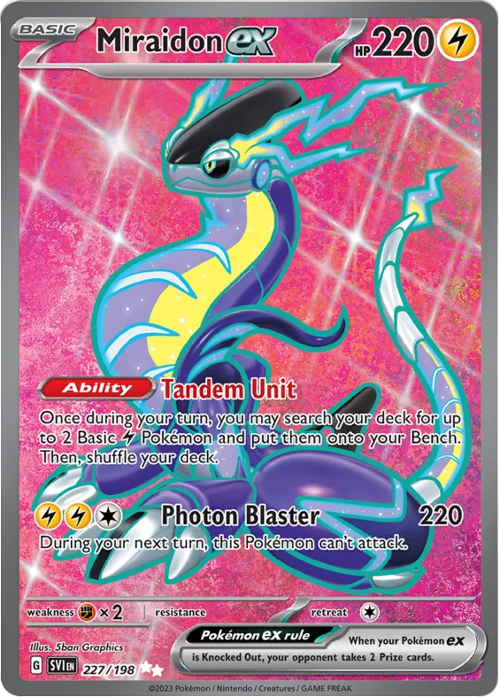 Miraidon ex • Ultra Rare • 227/198 Scarlet & Violet Base Set