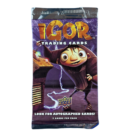 Upper Deck IGOR Movies Trading Card Pack (2008)