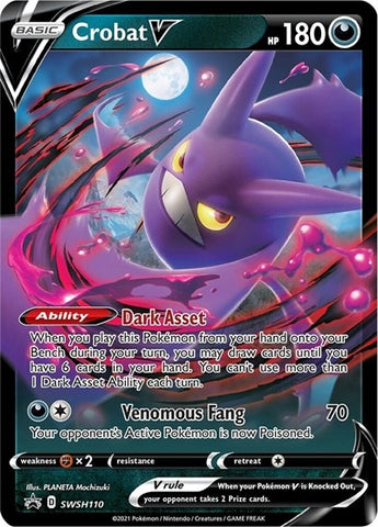 Crobat V Pokemon • Promo • SWSH110 Sword & Shield Promo