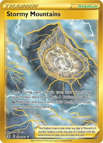 Stormy Mountains (Secret) • Secret Rare• 232/203 - Evolving Skies