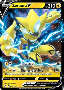 Zeraora V • Ultra Rare • 053/159 Crown Zenith